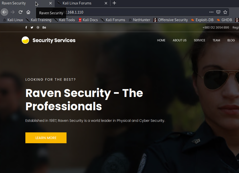 Raven Security – Pen Test Example and Walkthrough